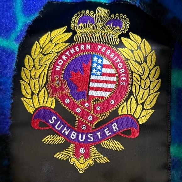 Vintage Northern Territories Sunbuster  hooded  Size L/XL Made In Usa - Picture 14 of 16